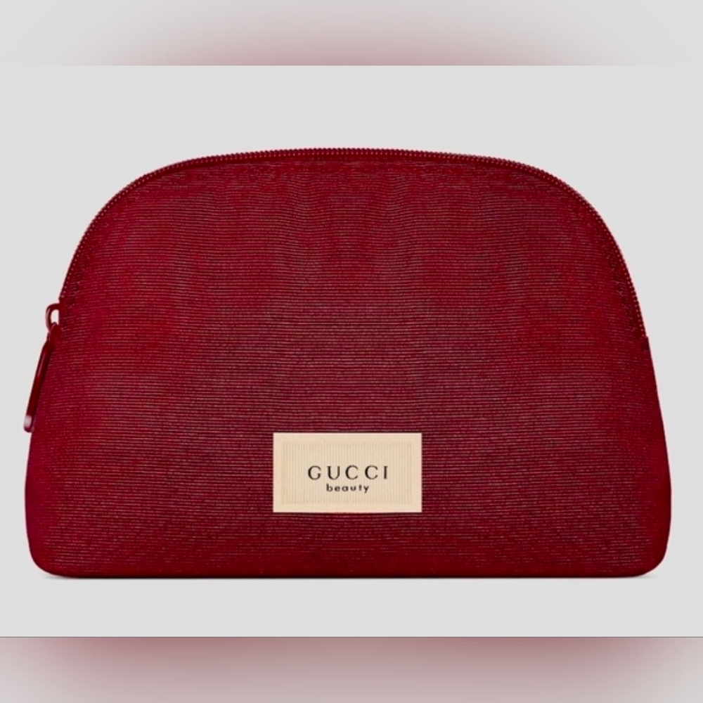 Gucci Red Cosmetic Bag
